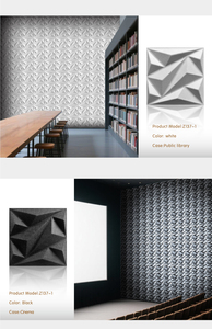 Panneaux acoustiques modernes en fibre de polyester 100 %, décoratifs, carreaux muraux 3D, salon, chambre, appartement, hôtel, insonorisation, musique - Product Image 2
