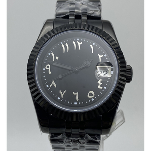 Men's Business Stainless Steel <b>Automatic</b> Mechanical Watch with Arabic Numerals Dial NH35 Movement <b>Wristwatch</b> - Product Image 6