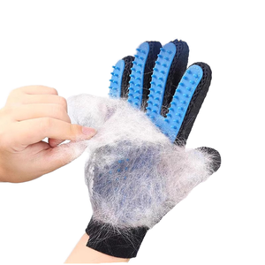 Ama-zon, gran oferta, limpieza de animales, perros, gatos, cepillo de pelo corto largo, guante de masaje, removedor de pelo, cepillo de guante para el cuidado de mascotas - Product Image 1