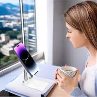 Support de bureau pliable universel, support de téléphone réglable pour tablette, vente en gros du fabricant, logo personnalisé