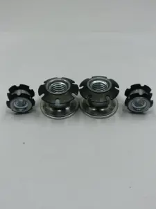 Top Quality Fittings Tube Connector Nuts 65 Mn Carbon Steel Sunflower Round Plum-Blossom Shrapnel Pipe Nut