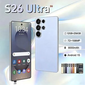 <span class=keywords><strong>Téléphone</strong></span> portable S26Ultra transfrontalier de haute qualité et économique, machine tout-en-un, prend en charge <span class=keywords><strong>les</strong></span> langues mondiales, 12+256 Go, Android 15 - Product Image 2