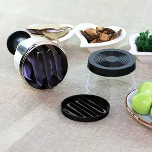 Picador Manual de Cebolla y Ajo, Rebanador de Verduras Manual, Pelador, Material PP, Cuchillas de Acero Inoxidable, Utensilio de Cocina Ecológico - Product Image 3