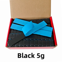 Poids d'équilibrage adhésifs noirs pour roues et pneus, 5g, 10g, 0.25oz, 0.5oz, 1oz
