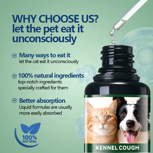 도매 기침 치료 애완 동물 개집 기침 방울 개를위한 고양이 개집 기침 면역 지원 액체 - Product Image 6