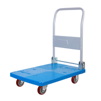 Carretilla de Plataforma de Plástico Uni-Silent de 150 kg, Carro de Mano US150P-DX