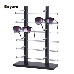 Boyarn 8/10/12 lunettes cadre affiche <span class=keywords><strong>bois</strong></span> lunettes de soleil présentoirs accessoires spectacle stand porte-bijoux usine <span class=keywords><strong>en</strong></span> gros - Product Image 1