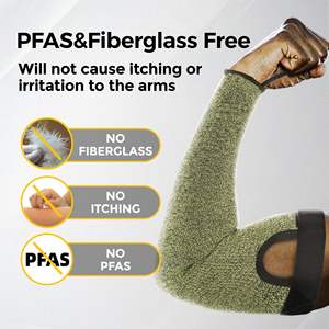 <span class=keywords><strong>Protège</strong></span>-bras longs de protection réglables toutes tailles s'adaptent à tous les manchons de sécurité anti-coupure de niveau 5 pour le soudage, la <span class=keywords><strong>cuisine</strong></span>, le toilettage des animaux de compagnie - Product Image 5