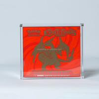 Boîte de protection en acrylique transparent de bonne qualité pour cartes ETB, boîte de présentation pour boosters de jeux