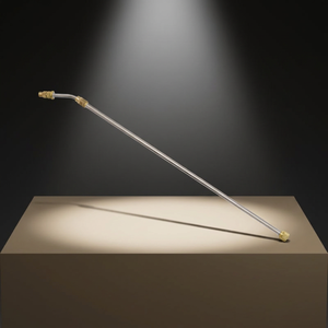 Pistolet d'arrosage de jardin <span class=keywords><strong>télescopique</strong></span> avec lances métalliques et poignée souple, buse de pulvérisation en acier inoxydable <span class=keywords><strong>pour</strong></span> tuyau d'arrosage - Product Image 1