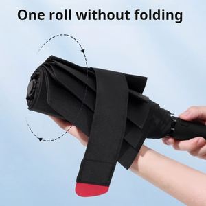 Parapluie pliable entièrement automatique LM-H, facile à utiliser, résistant aux UV et au vent - Product Image 3
