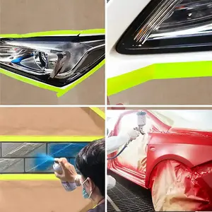 Wholesale Price LOW MOQ 90' X 72" OEM Golden Supplier Masking Protective Film Tape For Car Painting