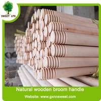 Manche de balai en bois naturel poli Cabo Madera 1.20 Mts Palo De Escoba Escobillon Con Rosca pour le nettoyage domestique