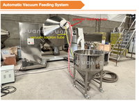 Mélangeur à tambour rotatif pour produits chimiques et lait, petite capacité, 50 kg, 100 kg, mélangeur à double cône pour aliments