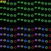 5-Köpfige Bewegliche LED Wash Beam Bühnenbeleuchtung RGB Zitronengelb mit Zusatzbeleuchtung Hintergrund Disco