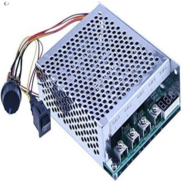 12V 24V 36V 48V 60A Stepless DC Motor Speed Controller Forward Reverse Controller Digital Display Governor Switch Metal Shell