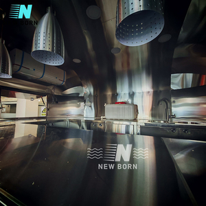 Catering Bubble Tea Foodtruck Todo equipado Interior Quiosco Camión Comida Carro móvil Remolque Panadería Cocina EE. UU. A la venta en Malasia - Product Image 3