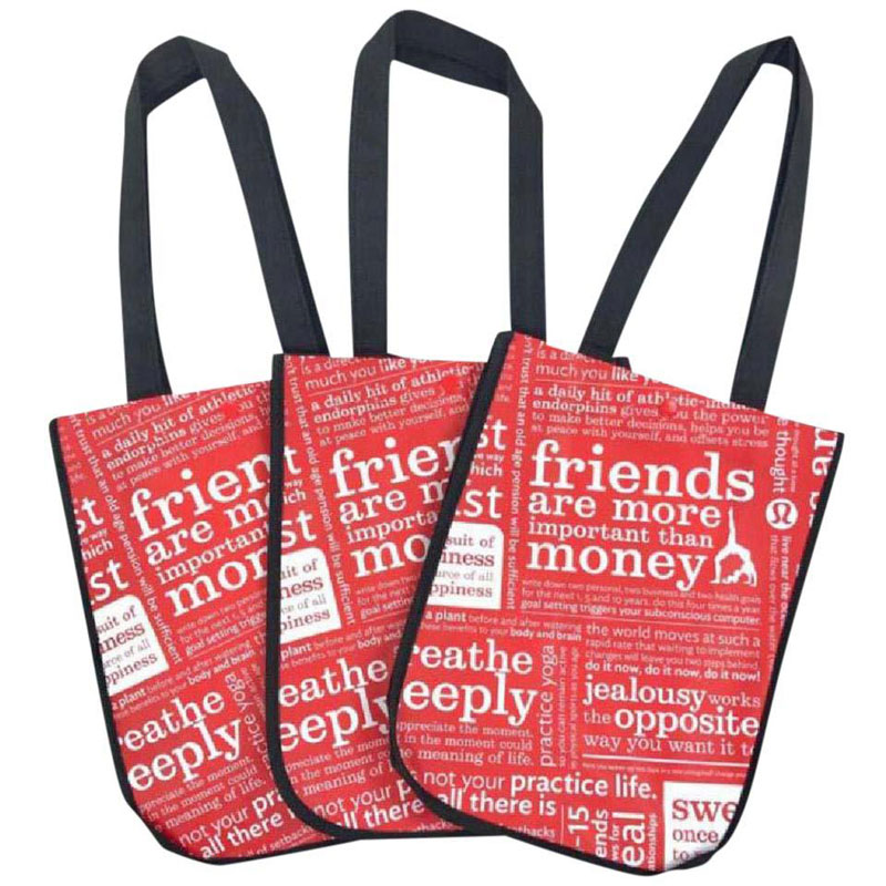 High Quality Custom Print Non Woven Laminated Bag Reusable Spunbond Bag