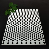 Tôle métallique perforée sur mesure en acier galvanisé/inoxydable série 300 ASTM, plaque perforée à trous ronds pour la décoration et la ventilation