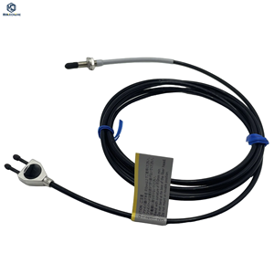 หัวเซนเซอร์ไฟเบอร์ออปติกทนความร้อนชนิดสะท้อนแสงแบบกระจาย E32-D81R-2M สำหรับการตรวจจับวัตถุร้อนแบบไม่สัมผัส - Product Image 1