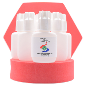 ยอดนิยมมากขายร้อนOEM Extra Ultra 1 วินาทีขนตากลับแห้งเร็วกาวใสเกาหลี 5mlกาวขนตา - Product Image 1
