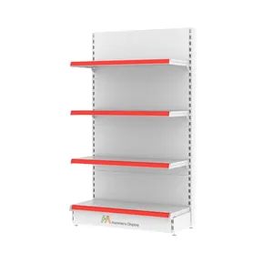 Tego Gondola Convenience Store Shelf Heavy Duty Supermarket Metallic Shelves store Display Racks OEM gondola Shelving