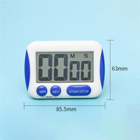 Timer Dapur Digital Countdown Besar Kustom Elektronik untuk Kulkas, Guru, Siswa, Pomodoro dengan Magnet Kuat