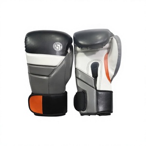 Guantes de Boxeo de Cuero con Correa de Muñeca Ajustable de Velcro, Equipo de Entrenamiento para Adultos, Guantes de Boxeo al por Mayor, Guantes Transpirables - Product Image 1