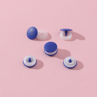 Logo bouton pression attaches boucles boutons pression en plastique rond durable bébé vêtements boutons pression pour vêtements