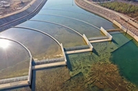 Digue pneumatique haute résistance / Digue gonflable en acier et caoutchouc pour le contrôle des eaux fluviales