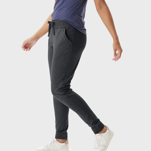 Drawstring Knitted Solid Casual <b>Joggers</b> Women's Autumn Breathable Mid Waist Regular Fit <b>Lightweight</b> <b>Jogger</b> Sweatpants For Sale - Product Image 2