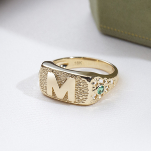 Anillo de compromiso Messi Jewelry MSR-2169 de 18k con diamante redondo de colores, tallado en laboratorio. - Product Image 2