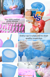 Coupe menstruelle réutilisable <span class=keywords><strong>de</strong></span> grande taille Furuize, en silicone <span class=keywords><strong>de</strong></span> qualité médicale, écologique, avec applicateur pour les soins menstruels - Product Image 3