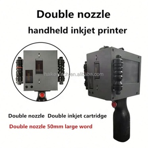 Golden Sources 50mm Uso de fábrica Pistola de impresora de inyección de tinta de mano Formato ancho Puede imprimir Logo Imagen Fecha Código QR Código de barras - Product Image 5