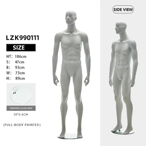 Maniquí masculino de exhibición de ventana, maniquí de <span class=keywords><strong>cuerpo</strong></span> completo de pie para hombres sentados, maniquí de <span class=keywords><strong>cuerpo</strong></span> <span class=keywords><strong>entero</strong></span>, maniquí de <span class=keywords><strong>hombre</strong></span> blanco mate - Product Image 4