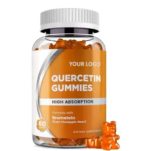 Gummies quercetina ad alto assorbimento con estratto di bromelina Vegan Gummies integratore alimentare alimentare per alleviare le allergie