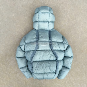 Custom Design Winter Wear <b>Warm</b> Oversized Puffy Puffer <b>Jackets</b> <b>Men</b> Streetwear Hoody Down Coat Lightweight Waterproof Down <b>Jackets</b> - Product Image 5