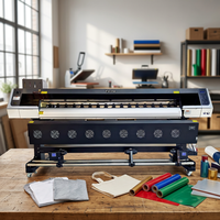 Impresora de Inyección de Tinta Eco Solvente Digital Yinstar De Impression de 2.1m con 2 Cabezales I3200 para Impresión de Pancartas Flexibles y Papel Fotográfico