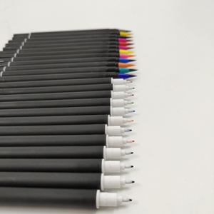 Ensemble de stylos pinceaux à double <span class=keywords><strong>pointe</strong></span>, 50 pièces, <span class=keywords><strong>pointe</strong></span> en <span class=keywords><strong>feutre</strong></span> d'aquarelle colorée, boîte en Opp - Product Image 4