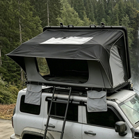 Tente de toit de qualité supérieure pour 4 personnes, SUV, coque rigide triangulaire en aluminium, 4x4, imperméable