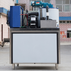 Machine à glace en flocons industrielle refroidie par air de 0,3 à 50 tonnes avec stockage de 1000 kg pour la conservation des produits aquatiques, les supermarchés et les usines de glace - Product Image 5