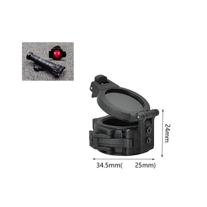 Práctica Cubierta Protectora de Lente para Lámpara con Filtro Infrarrojo Tipo Flip, Portátil para Uso en Exteriores y en el Campo - Product Image 1