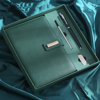 2023 carnet de notes personnalisé coffret cadeau de luxe en cuir PU cahier à couverture rigide Logo personnalisé avec stylo coffret cadeau impression de planificateur de Journal