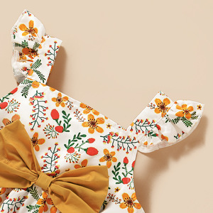 Conjuntos de Ropa para Bebés Niñas a Precio de Fábrica, Lindos Conjuntos de Tres Piezas con Lazo, Ropa de Verano para Bebés Niñas - Product Image 4