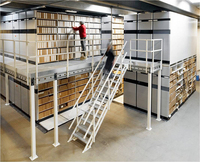 Plateformes de stockage en mezzanine à deux niveaux démontables en acier robuste pour entrepôt, fabriquées en Chine
