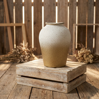 Vas Bunga Besi Bertekstur Vintage, Vas Meja Rustic Logam Gradasi, Bunga Kering, Dekorasi Interior Pernikahan Minimalis Gaya Farmhouse