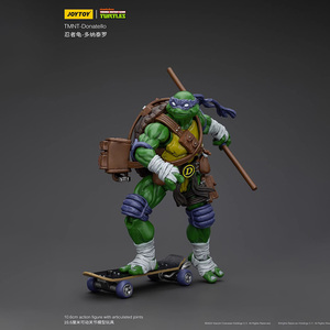 <span class=keywords><strong>JOYTOY</strong></span> TMNT-ดอนเนตโต้ ฟิกเกอร์แอคชั่นขนาด 1/18 โมเดลขยับได้ ของสะสม ตุ๊กตาจิ๋ว รูปปั้นขนาดเล็ก อุปกรณ์เสริมตัวละคร ฐานตั้ง - Product Image 3
