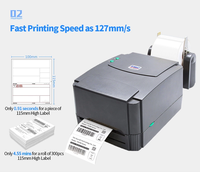 Imprimante d'étiquettes à transfert thermique TTP-244 Pro/342 Pro avec interface USB et RS232, 203 dpi, garantie 1 an, en stock