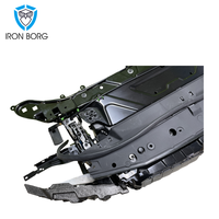 Pour BMW Série 4 G22 G23 420i 430i M440i Kit de carrosserie avant Kit de radiateur avant Ventilateur électronique Kit de refroidissement du moteur Condenseur AC 21-23