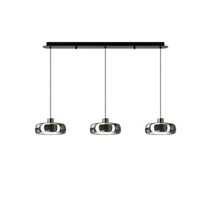 <span class=keywords><strong>Luminaire</strong></span> en <span class=keywords><strong>verre</strong></span> <span class=keywords><strong>fumé</strong></span> moderne avec abat-jour rond Éclairage de salon Comptoir de bar de luxe <span class=keywords><strong>Luminaire</strong></span> de lustre décoratif personnalisé - Product Image 1